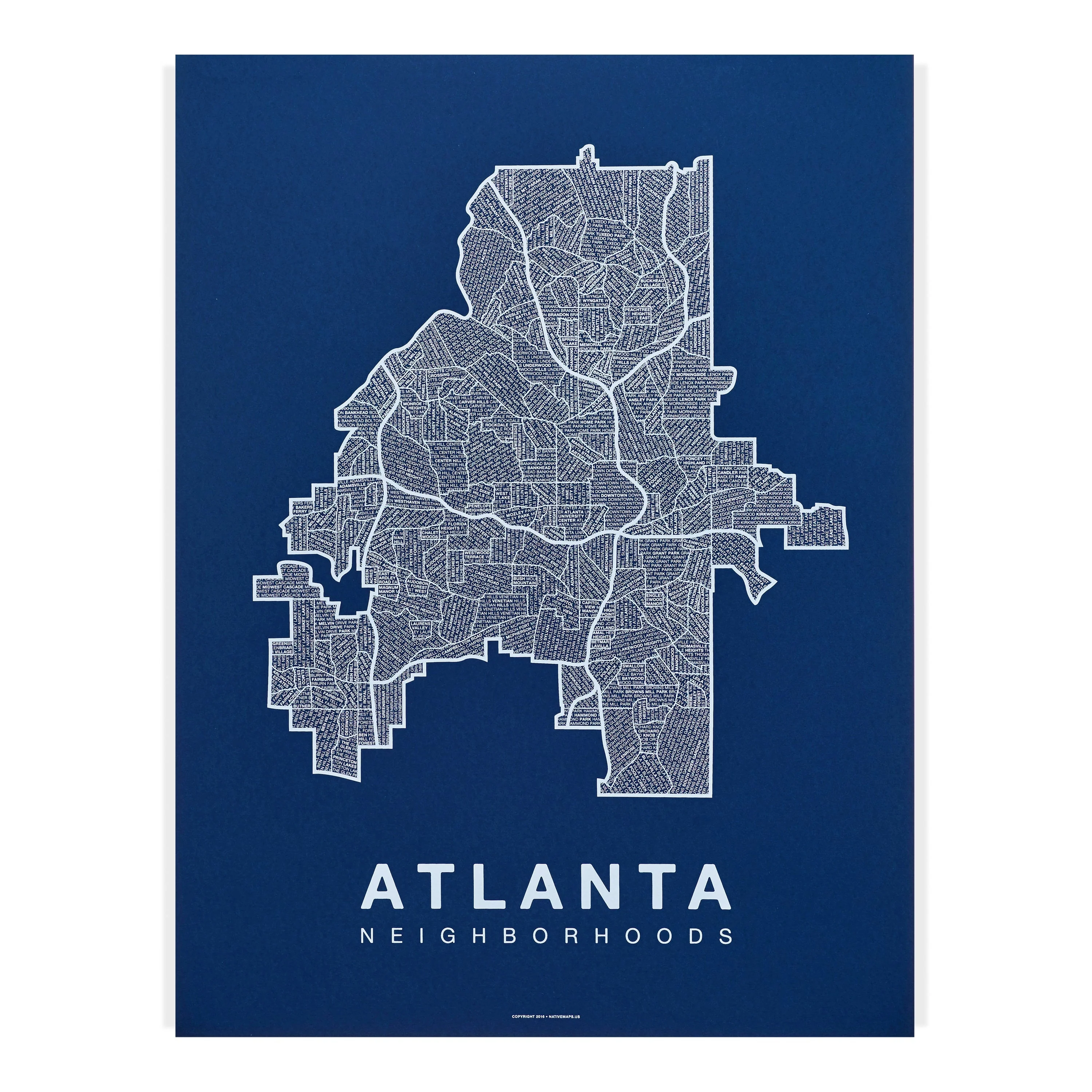 Atlanta | Native Maps - Image 3