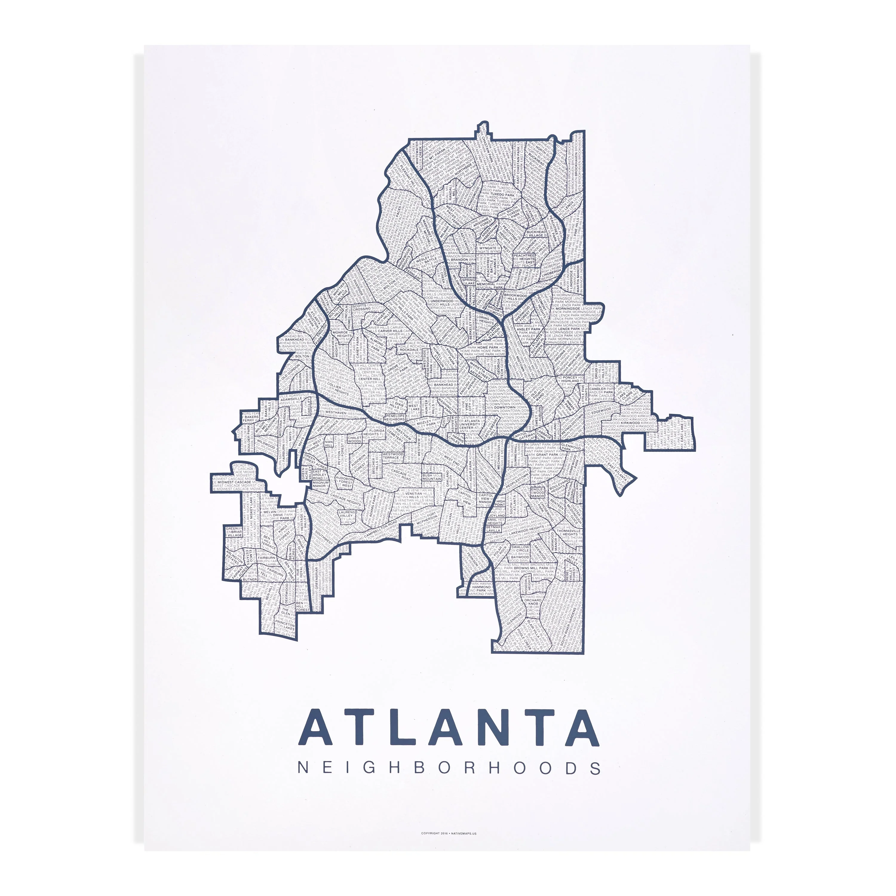 Atlanta | Native Maps - Image 5