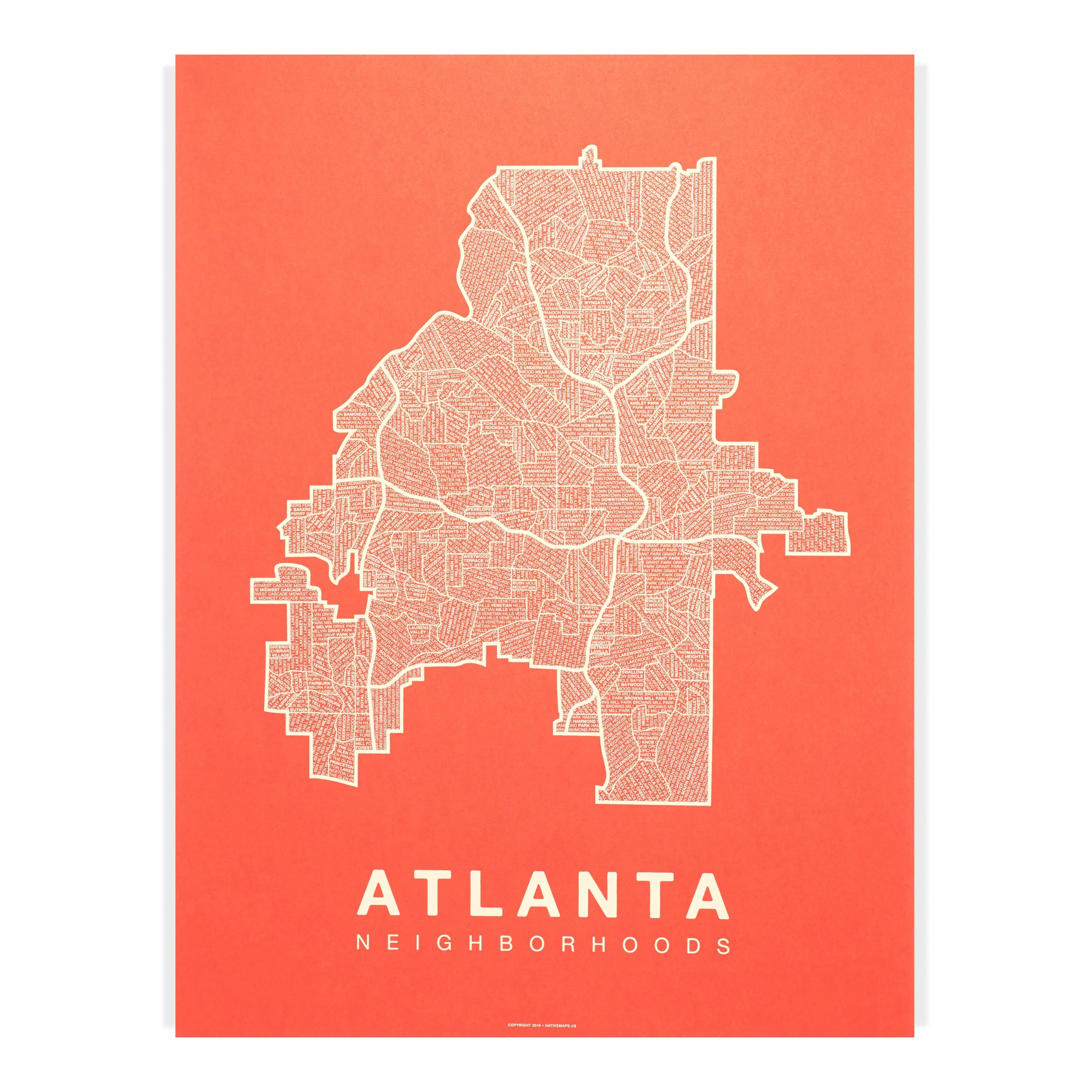 Atlanta | Native Maps - Image 7