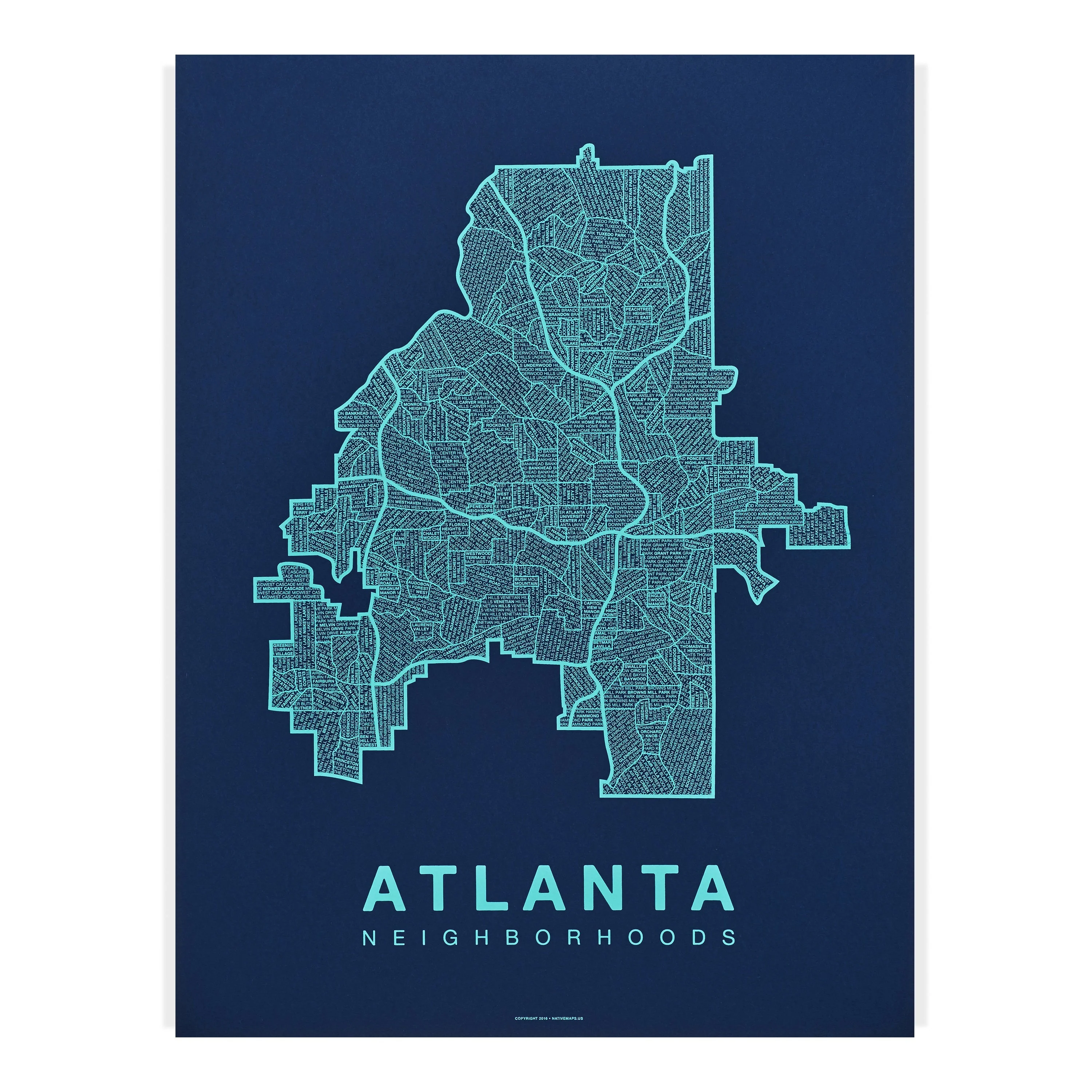 Atlanta | Native Maps - Image 8