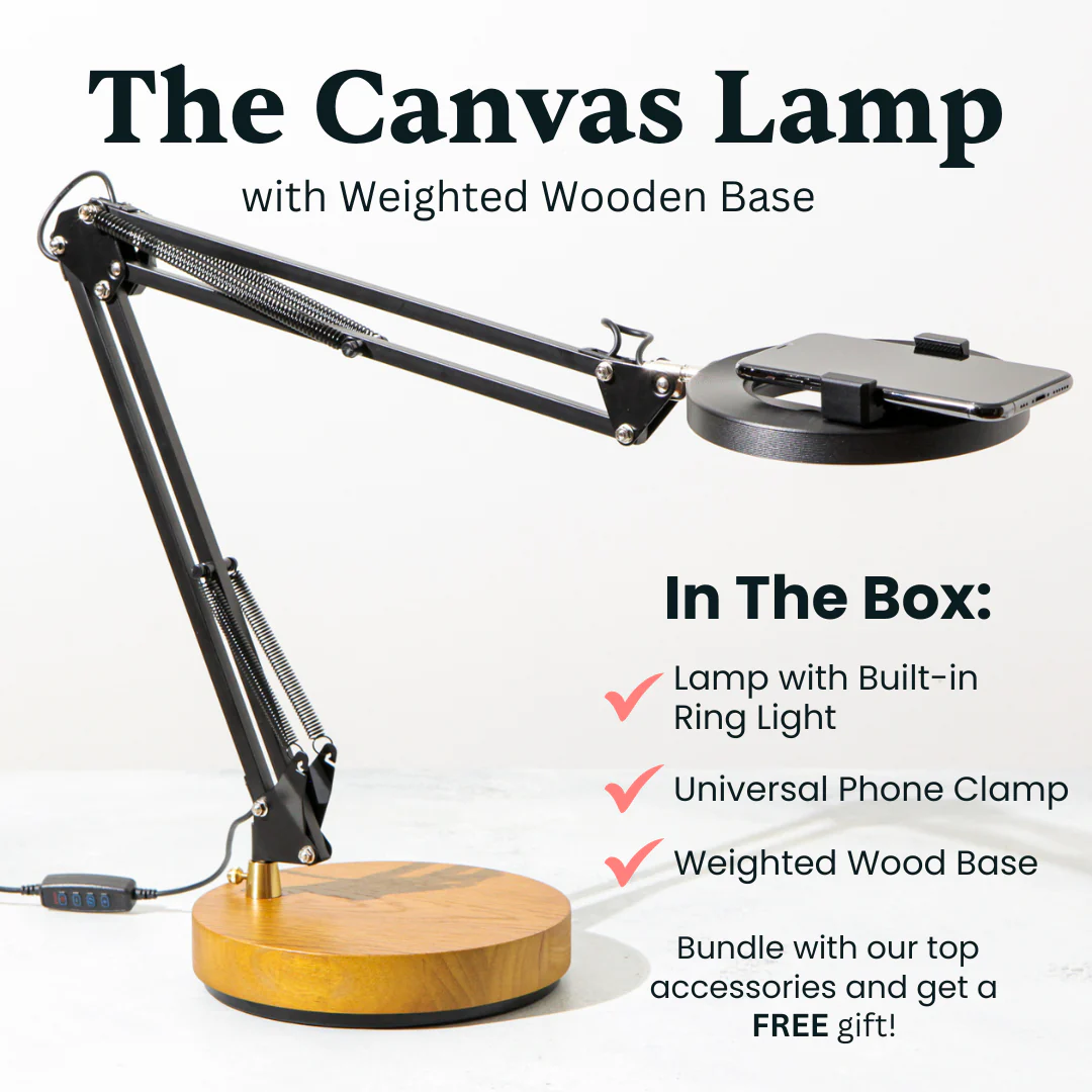 Canvas Lamp with Weighted Base - Image 13