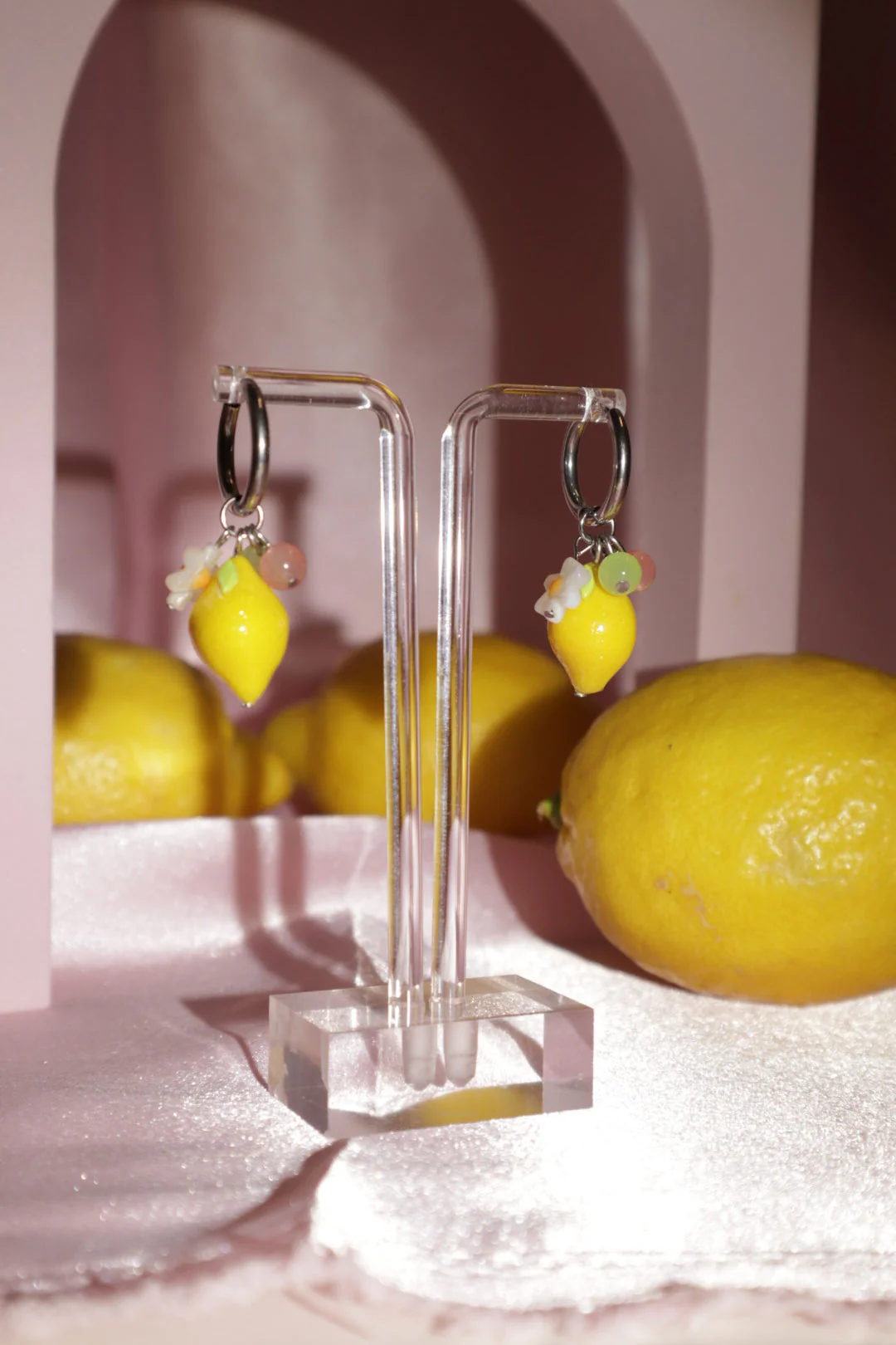 Lemon Drop Charm Hoops | Yuuka Universe - Image 4