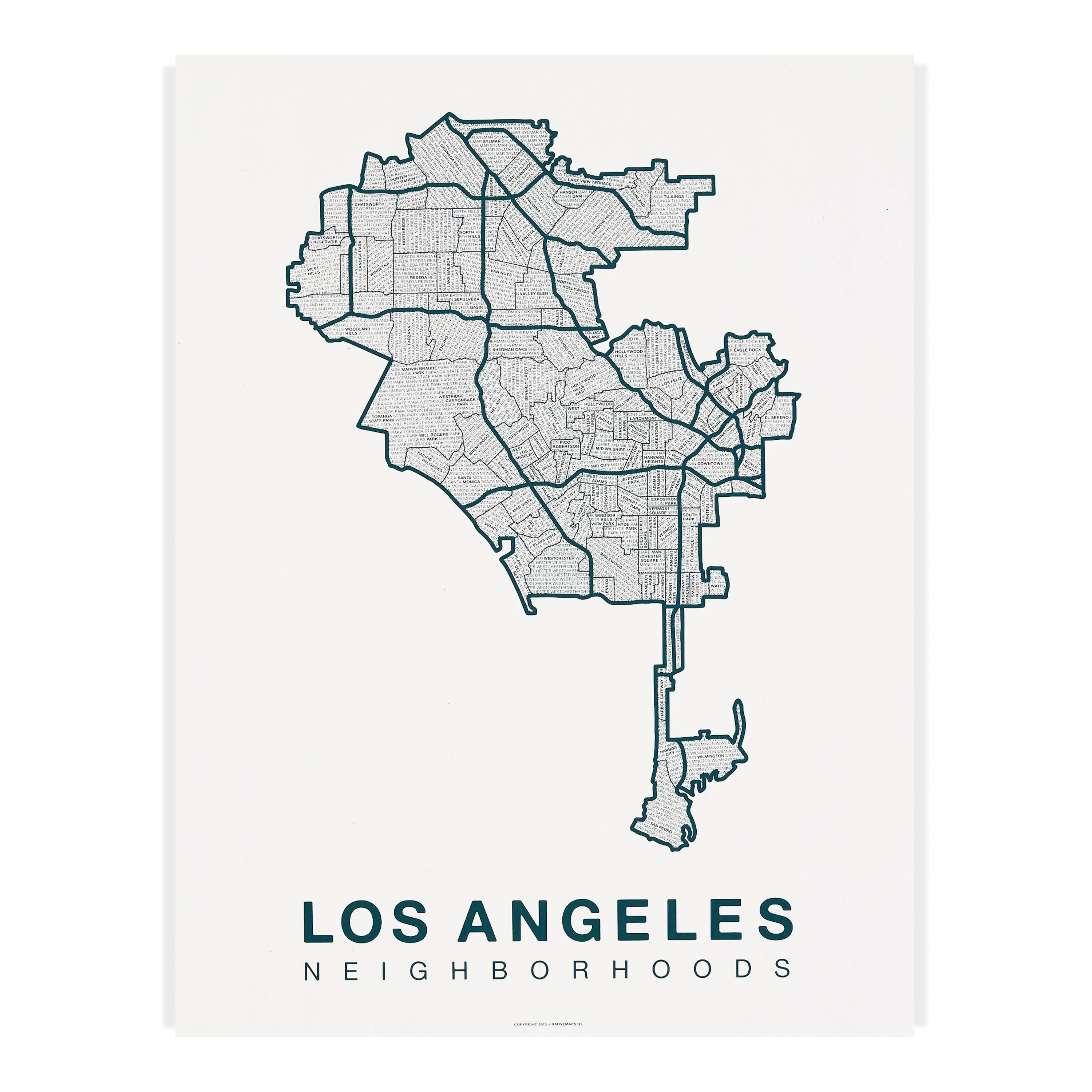Los Angeles | Native Maps - Image 5