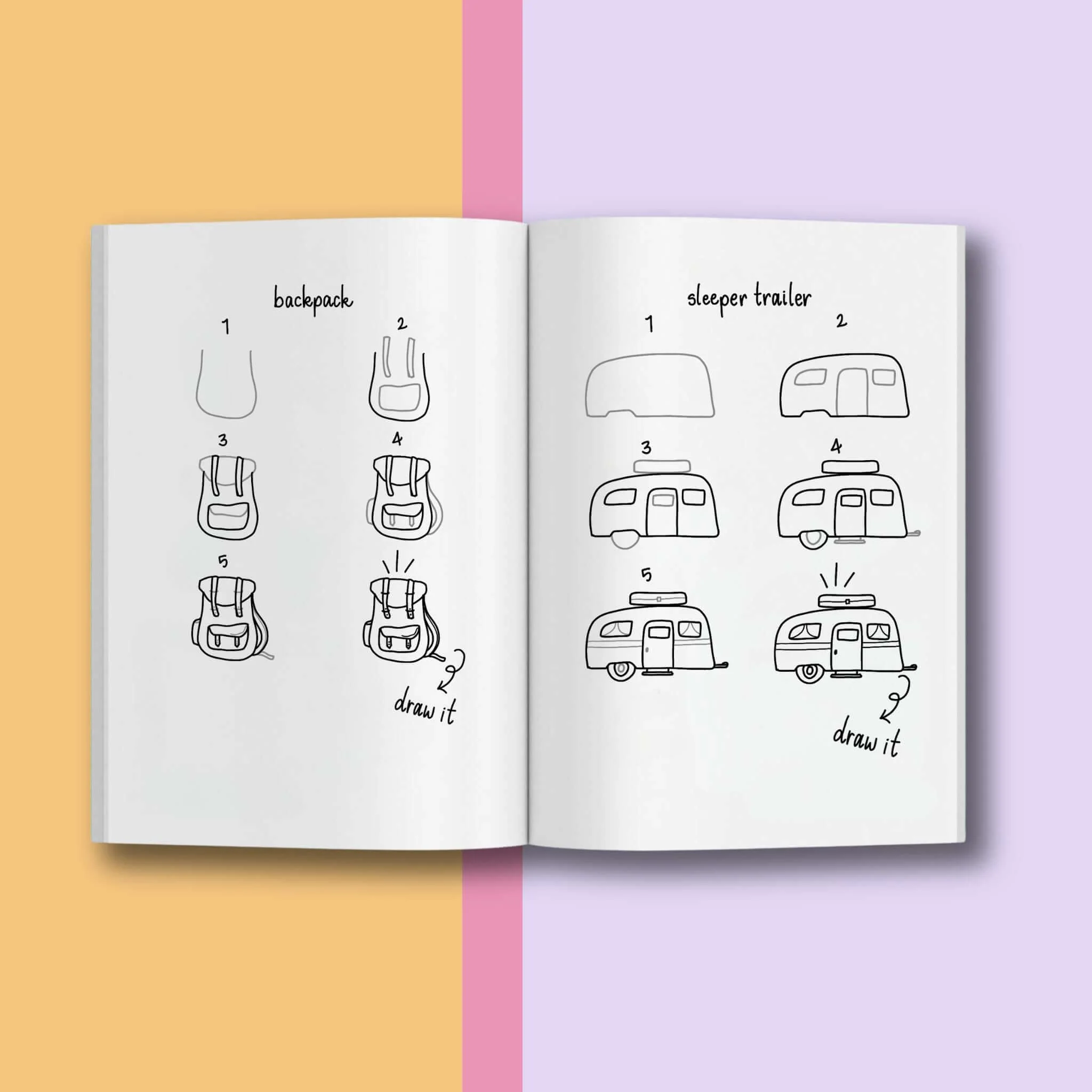 Travel Adventure Line Drawing by Peggy Dean | The Pigeon Letters - Image 5